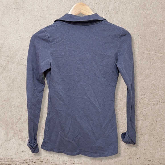 Cuddlduds Charcoal Quarter-Zip Top - Picture 2 of 4